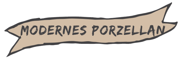 Modernes Porzellan