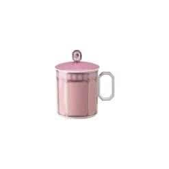 Becher mit Henkel mit Deckel