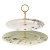 Etagere 2-tlg. mit Fahnentellern