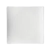 Teller 27 cm quadr. flach